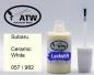 Preview: Subaru, Ceramic White, 057 / 982: 20ml Lackstift, von ATW Autoteile West.